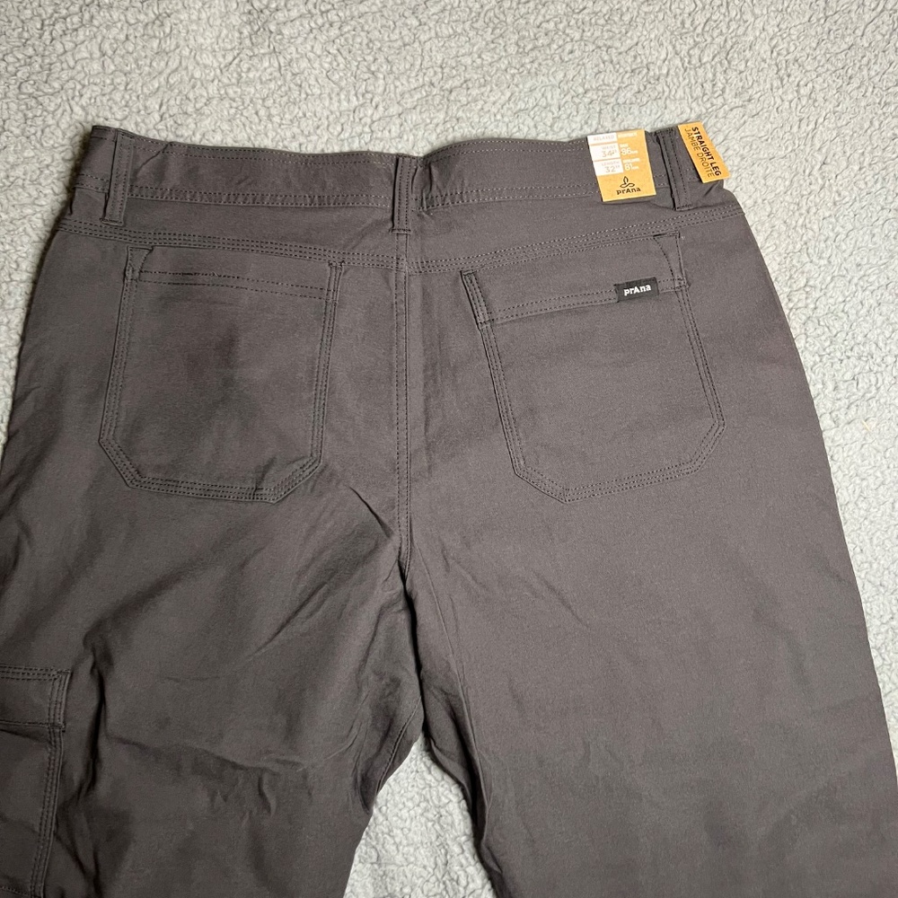 NWT prAna Stretch Zion Pant II Dark Iron 31X32, 34X32 - Picture 8 of 13